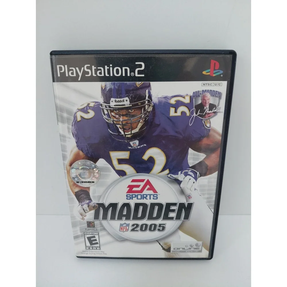 Madden NFL 2005 Sony PlayStation 2 PS2 Game Ray Lewis Complete CIB